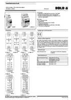 Datasheet for E.Dold & Soehne KG 0009273, EAN: 4030641092733 Datasheet for E.Dold & Soehne KG 0009273, EAN: 4030641092733
