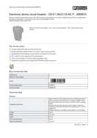Datasheet for Phoenix Contact 2800915, EAN: 4046356690645