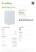 Datasheet for Spelsberg 12790601, EAN: 4013902861736