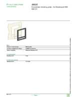 Datasheet for Schneider Electric 48605, EAN: 3303430486053 Datasheet for Schneider Electric 48605, EAN: 3303430486053