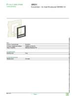 Datasheet for Schneider Electric 48601, EAN: 3303430486015 Datasheet for Schneider Electric 48601, EAN: 3303430486015