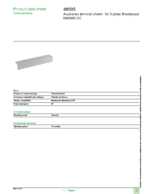 Datasheet for Schneider Electric 48595, EAN: 3303430485957 Datasheet for Schneider Electric 48595, EAN: 3303430485957