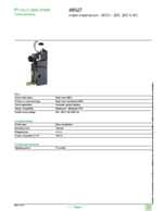 Datasheet for Schneider Electric 48527, EAN: 3303430485278 Datasheet for Schneider Electric 48527, EAN: 3303430485278