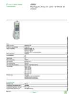Datasheet for Schneider Electric 48361, EAN: 3303430483618 Datasheet for Schneider Electric 48361, EAN: 3303430483618