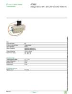 Datasheet for Schneider Electric 47363, EAN: 3303430473633 Datasheet for Schneider Electric 47363, EAN: 3303430473633