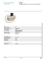 Datasheet for Schneider Electric 47360, EAN: 3303430473602 Datasheet for Schneider Electric 47360, EAN: 3303430473602