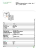 Datasheet for Schneider Electric 47257, EAN: 3303430472575 Datasheet for Schneider Electric 47257, EAN: 3303430472575