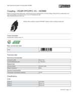 Datasheet for Phoenix Contact 1403685, EAN: 4046356664349