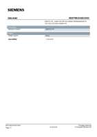 Datasheet for Siemens 6ES77980CA000XA0, EAN: 4019169050289