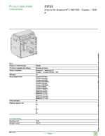 Datasheet for Schneider Electric 33723, EAN: 3303430337232 Datasheet for Schneider Electric 33723, EAN: 3303430337232