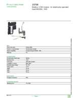 Datasheet for Schneider Electric 33708, EAN: 3303430337089 Datasheet for Schneider Electric 33708, EAN: 3303430337089