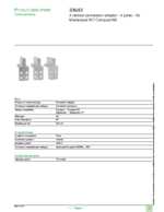 Datasheet for Schneider Electric 33643, EAN: 3303430336433 Datasheet for Schneider Electric 33643, EAN: 3303430336433