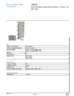 Datasheet for Schneider Electric 33613, EAN: 3303430336136 Datasheet for Schneider Electric 33613, EAN: 3303430336136