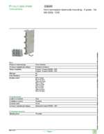 Datasheet for Schneider Electric 33609, EAN: 3303430336099 Datasheet for Schneider Electric 33609, EAN: 3303430336099
