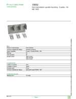 Datasheet for Schneider Electric 33602, EAN: 3303430336020 Datasheet for Schneider Electric 33602, EAN: 3303430336020