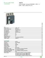Datasheet for Schneider Electric 33274, EAN: 3303430332749 Datasheet for Schneider Electric 33274, EAN: 3303430332749