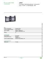 Datasheet for Schneider Electric 33897, EAN: 3303430338970 Datasheet for Schneider Electric 33897, EAN: 3303430338970