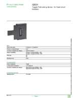 Datasheet for Schneider Electric 32631, EAN: 3303430326311
