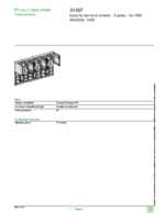 Datasheet for Schneider Electric 31307, EAN: 3303430313076 Datasheet for Schneider Electric 31307, EAN: 3303430313076