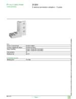 Datasheet for Schneider Electric 31301, EAN: 3303430313014