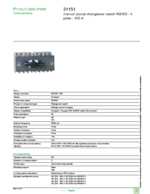 Datasheet for Schneider Electric 31151, EAN: 3303430311515