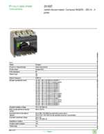 Datasheet for Schneider Electric 31107, EAN: 3303430311072 Datasheet for Schneider Electric 31107, EAN: 3303430311072