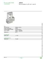 Datasheet for Schneider Electric 28949, EAN: 3303430289494 Datasheet for Schneider Electric 28949, EAN: 3303430289494