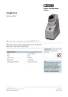 Datasheet for Phoenix Contact 1884911, EAN: 4017918187040