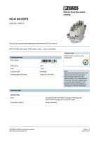 Datasheet for Phoenix Contact 1679414, EAN: 4017918168858