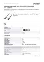 Datasheet for Phoenix Contact 1403993, EAN: 4046356677479