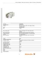Datasheet for Weidmüller 1650600000, EAN: 4008190870959
