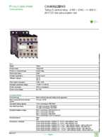Datasheet for Schneider Electric CA4KN22BW3, EAN: 3389110428599 Datasheet for Schneider Electric CA4KN22BW3, EAN: 3389110428599