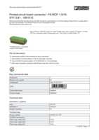 Datasheet for Phoenix Contact 1851313, EAN: 4017918110086