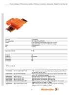 Datasheet for Weidmüller 1760080000, EAN: 4032248029211