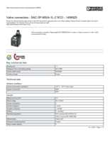 Datasheet for Phoenix Contact 1458525, EAN: 4046356638975
