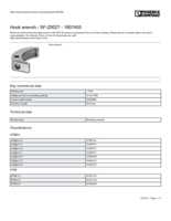 Datasheet for Phoenix Contact 1607455, EAN: 4046356272582