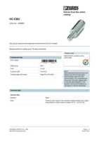 Datasheet for Phoenix Contact 1676860, EAN: 4017918129484