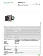 Datasheet for Schneider Electric XB4BW3365, EAN: 3389110887297