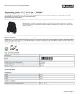 Datasheet for Phoenix Contact 2966841, EAN: 4017918130664