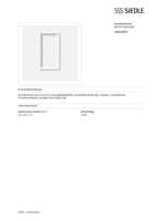 Datasheet for Siedle 200038929-00, EAN: 4015739389292