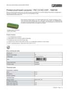 Datasheet for Phoenix Contact 1942154, EAN: 4017918878108