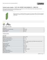 Datasheet for Phoenix Contact 2902745, EAN: 4046356673631