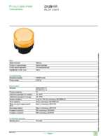 Datasheet for Schneider Electric ZA2BV05, EAN: 3389110648249