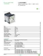 Datasheet for Schneider Electric CA3KN40BD3, EAN: 3389110484663 Datasheet for Schneider Electric CA3KN40BD3, EAN: 3389110484663