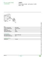Datasheet for Schneider Electric 33879, EAN: 3303430338796 Datasheet for Schneider Electric 33879, EAN: 3303430338796