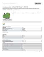 Datasheet for Phoenix Contact 2903780, EAN: 4046356796552
