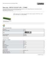 Datasheet for Phoenix Contact 1776663, EAN: 4017918038830