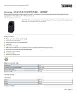 Datasheet for Phoenix Contact 1407627, EAN: 4046356776899