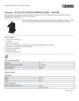 Datasheet for Phoenix Contact 1407636, EAN: 4046356776981