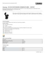 Datasheet for Phoenix Contact 1407637, EAN: 4046356776998